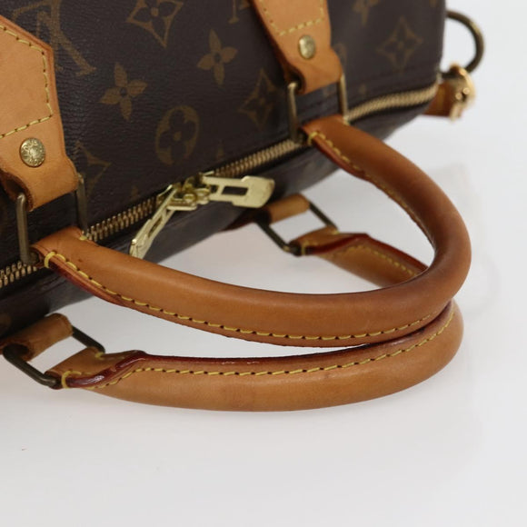 LOUIS VUITTON Monogram Speedy Bandouliere 30 Hand Bag M40391 LV Auth 130086