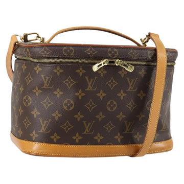 LOUIS VUITTON Monogram Nice Hand Bag 2way M47280 LV Auth 130087