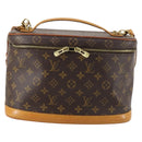 LOUIS VUITTON Monogram Nice Hand Bag 2way M47280 LV Auth 130087-2