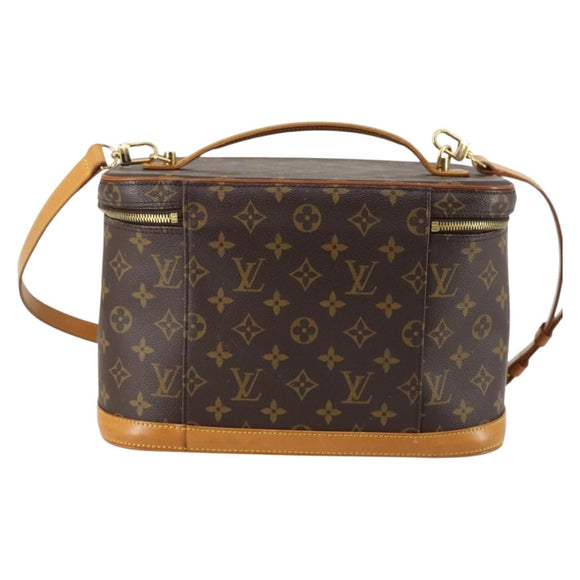 LOUIS VUITTON Monogram Nice Hand Bag 2way M47280 LV Auth 130087