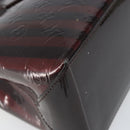 LOUIS VUITTON VernisRayure Wilshire PM Bag Pomme D'amour M91701 LV Auth 130089-9