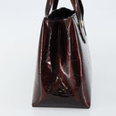 LOUIS VUITTON VernisRayure Wilshire PM Bag Pomme D'amour M91701 LV Auth 130089-3