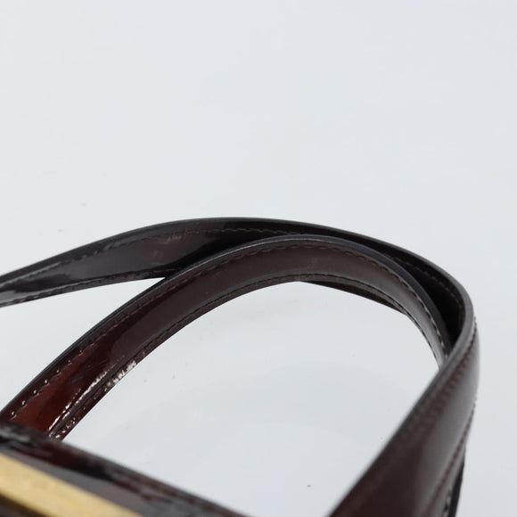 LOUIS VUITTON VernisRayure Wilshire PM Bag Pomme D'amour M91701 LV Auth 130089