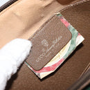 GUCCI GG Supreme Web Sherry Line Bag PVC Beige Gold 904 02 047 Auth 130090-18