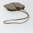 GUCCI GG Supreme Web Sherry Line Bag PVC Beige Gold 904 02 047 Auth 130090-7