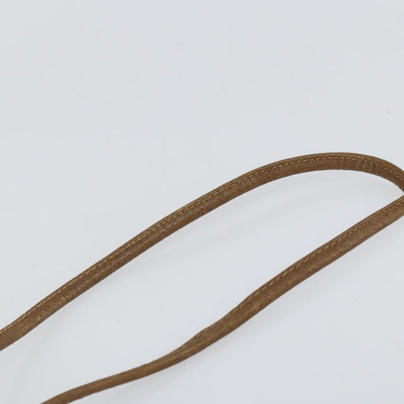 GUCCI GG Supreme Web Sherry Line Bag PVC Beige Gold 904 02 047 Auth 130090