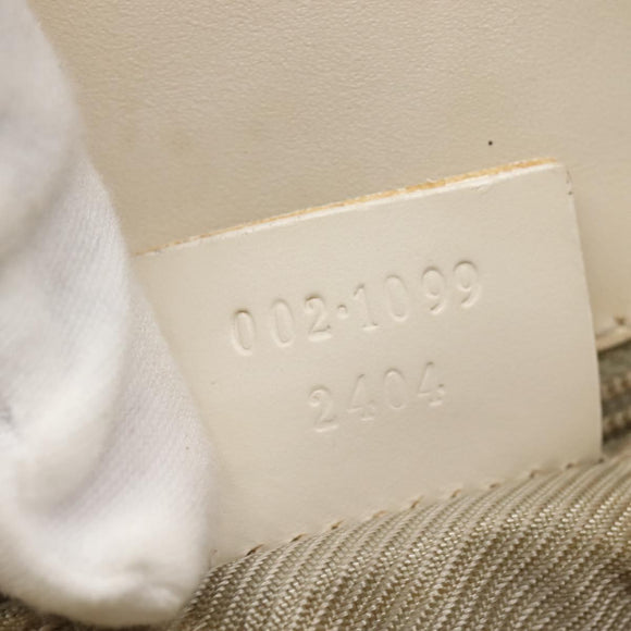 GUCCI GG Canvas Tote Bag Light Blue Gold 002 1099 Auth 130091