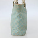 GUCCI GG Canvas Tote Bag Light Blue Gold 002 1099 Auth 130091-5