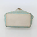 GUCCI GG Canvas Tote Bag Light Blue Gold 002 1099 Auth 130091-9