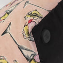 CHANEL Shoulder Bag Canvas Pink Gold CC Auth 130093-8