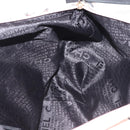 CHANEL Shoulder Bag Canvas Pink Gold CC Auth 130093-19