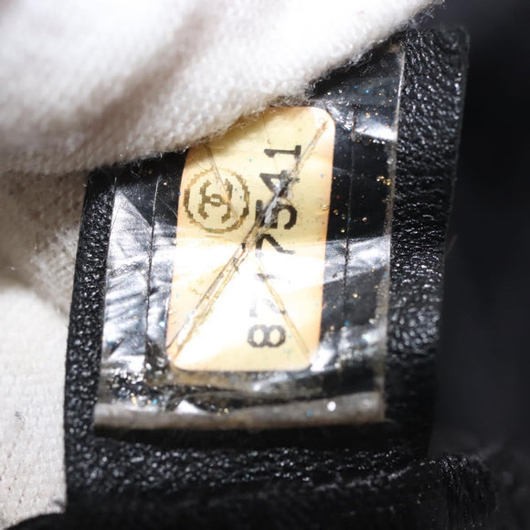 CHANEL Shoulder Bag Canvas Pink Gold CC Auth 130093