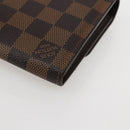 LOUIS VUITTON Damier Ebene Portefeuille Roseberry Long Wallet N63017 Auth 130095-15
