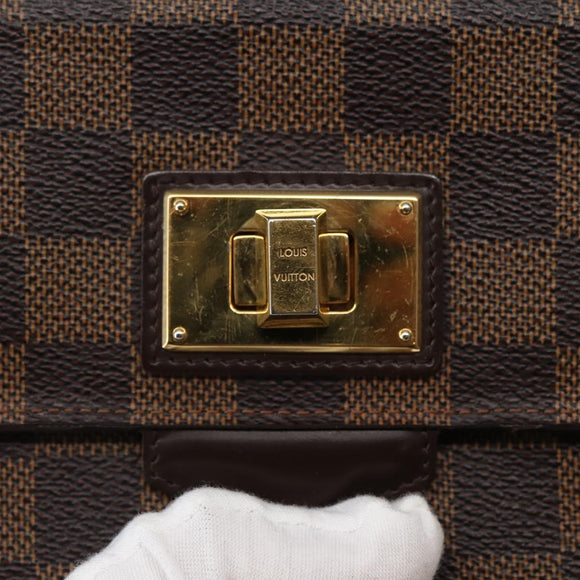 LOUIS VUITTON Damier Ebene Portefeuille Roseberry Long Wallet N63017 Auth 130095