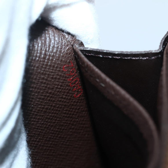 LOUIS VUITTON Damier Ebene Portefeuille Roseberry Long Wallet N63017 Auth 130095