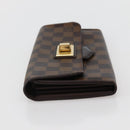 LOUIS VUITTON Damier Ebene Portefeuille Roseberry Long Wallet N63017 Auth 130095-3