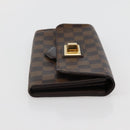 LOUIS VUITTON Damier Ebene Portefeuille Roseberry Long Wallet N63017 Auth 130095-4