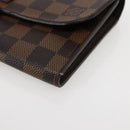 LOUIS VUITTON Damier Ebene Portefeuille Roseberry Long Wallet N63017 Auth 130095-7