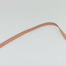 Salvatore Ferragamo Vala Hand Bag Leather 2way Pink Gold Auth 130110-10