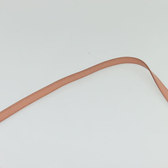 Salvatore Ferragamo Vala Hand Bag Leather 2way Pink Gold Auth 130110