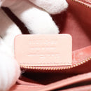 Salvatore Ferragamo Vala Hand Bag Leather 2way Pink Gold Auth 130110-24