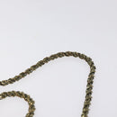 Chloe Chain Sally Shoulder Bag Leather Beige Gold Auth 130115-8