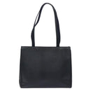 Salvatore Ferragamo Tote Bag Snakeskin embossed Navy Gold Auth 130119-2