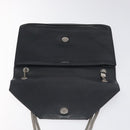SAINT LAURENT Chain Betty Shoulder Bag Leather Black Silver Auth 130120-14