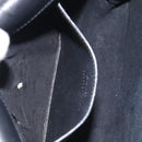 SAINT LAURENT Chain Betty Shoulder Bag Leather Black Silver Auth 130120-19