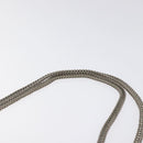 SAINT LAURENT Chain Betty Shoulder Bag Leather Black Silver Auth 130120-8