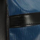 LOUIS VUITTON Epi Petit Noe Shoulder Bag Bicolor Black Blue M44152 Auth 130129-17