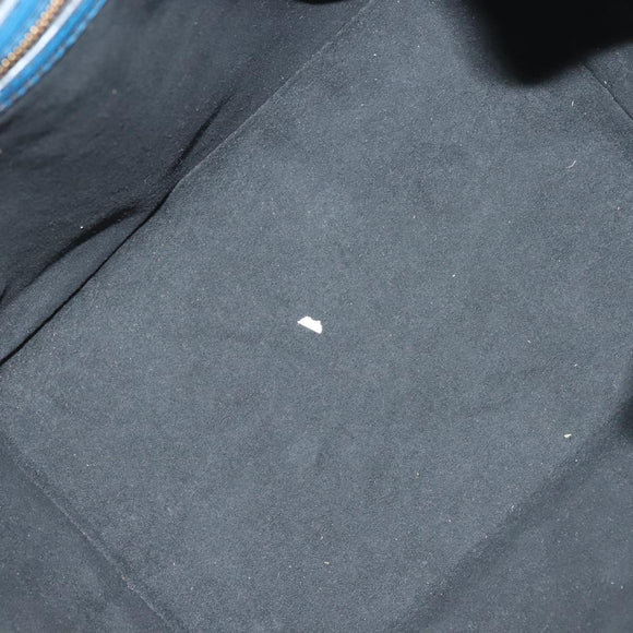 LOUIS VUITTON Epi Petit Noe Shoulder Bag Bicolor Black Blue M44152 Auth 130129