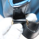 LOUIS VUITTON Epi Petit Noe Shoulder Bag Bicolor Black Blue M44152 Auth 130129-12