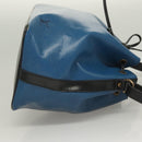 LOUIS VUITTON Epi Petit Noe Shoulder Bag Bicolor Black Blue M44152 Auth 130129-3