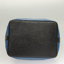 LOUIS VUITTON Epi Petit Noe Shoulder Bag Bicolor Black Blue M44152 Auth 130129-5