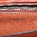 LOUIS VUITTON Epi Serie Dragonne Hand Bag Brown M52618 LV Auth 130130-18