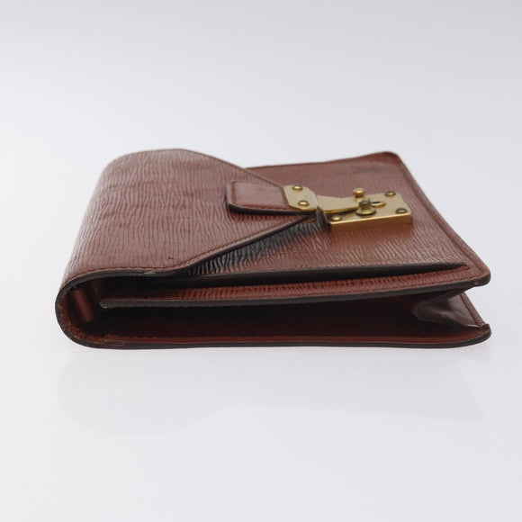 LOUIS VUITTON Epi Serie Dragonne Hand Bag Brown M52618 LV Auth 130130