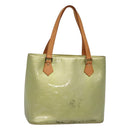 LOUIS VUITTON Monogram Vernis Houston Hand Bag Gris M91053 LV Auth 130132-1