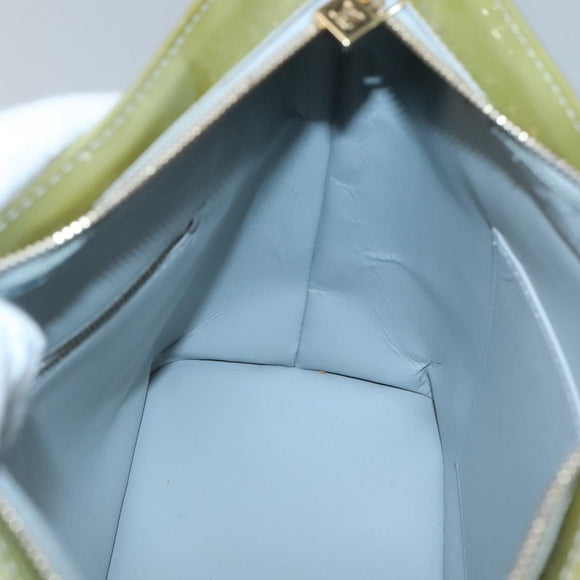 LOUIS VUITTON Monogram Vernis Houston Hand Bag Gris M91053 LV Auth 130132