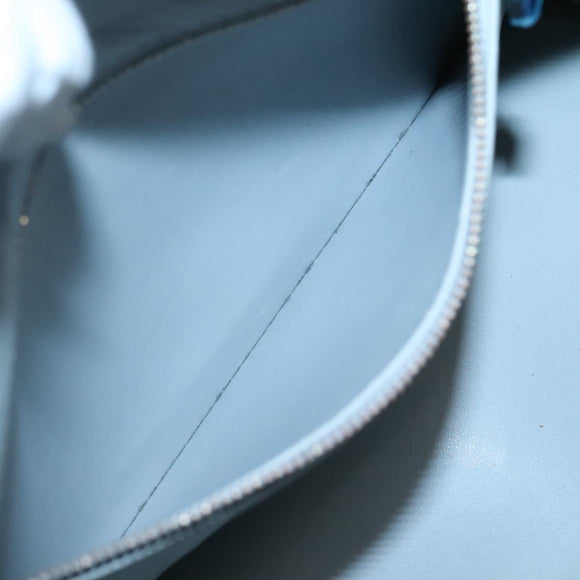 LOUIS VUITTON Monogram Vernis Houston Hand Bag Gris M91053 LV Auth 130132