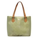 LOUIS VUITTON Monogram Vernis Houston Hand Bag Gris M91053 LV Auth 130132-2