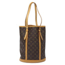 LOUIS VUITTON Monogram Bucket GM Shoulder Bag M42236 LV Auth 130137-13