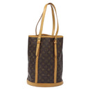 LOUIS VUITTON Monogram Bucket GM Shoulder Bag M42236 LV Auth 130137-2