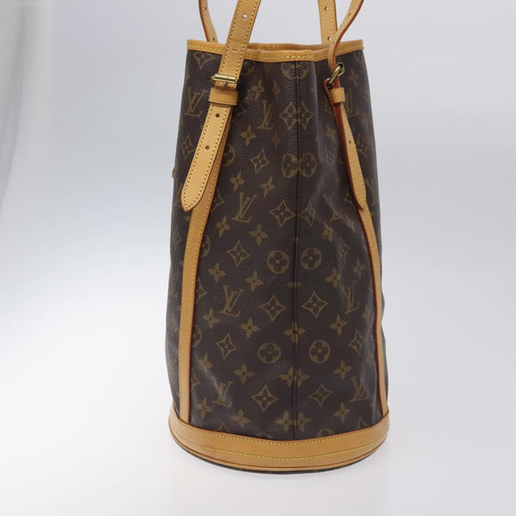 LOUIS VUITTON Monogram Bucket GM Shoulder Bag M42236 LV Auth 130137