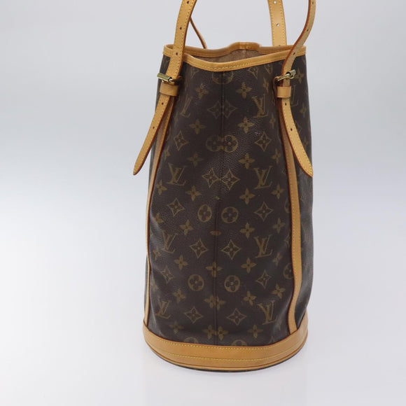 LOUIS VUITTON Monogram Bucket GM Shoulder Bag M42236 LV Auth 130137