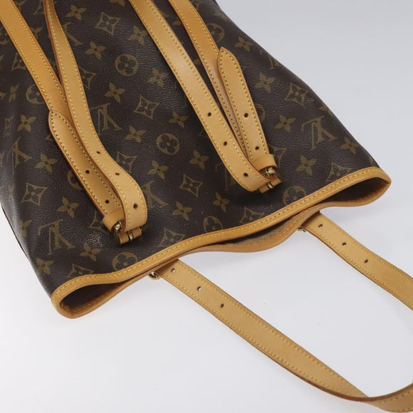 LOUIS VUITTON Monogram Bucket GM Shoulder Bag M42236 LV Auth 130137