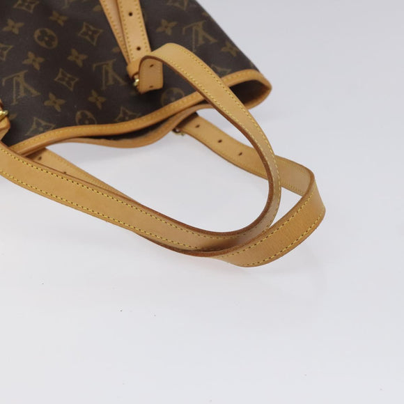 LOUIS VUITTON Monogram Bucket GM Shoulder Bag M42236 LV Auth 130137
