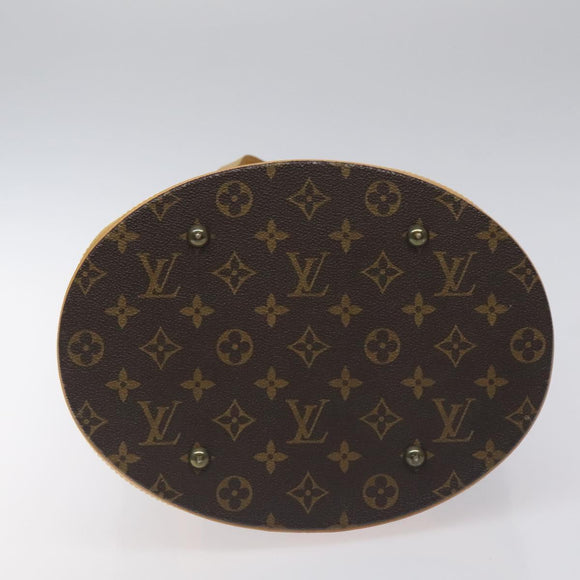 LOUIS VUITTON Monogram Bucket GM Shoulder Bag M42236 LV Auth 130137