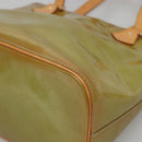 LOUIS VUITTON Monogram Vernis Houston Hand Bag Baby Blue M91005 LV Auth 130139-16