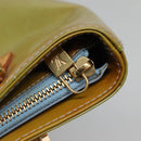 LOUIS VUITTON Monogram Vernis Houston Hand Bag Baby Blue M91005 LV Auth 130139-10